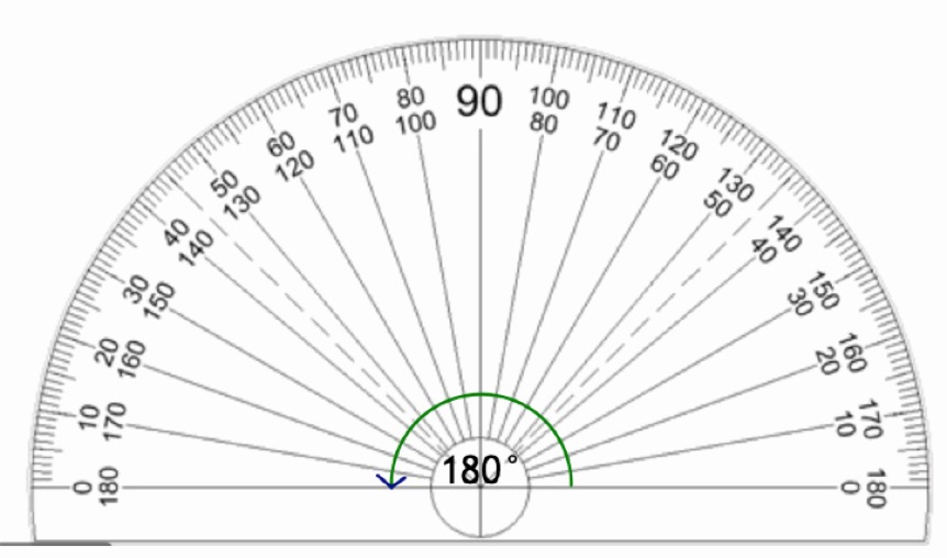 picture of a protractor