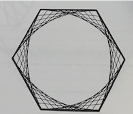 image of a circle in a hexagon version