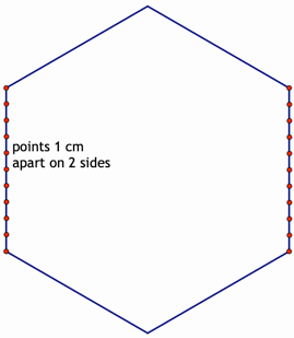 image of the hexagon with dots
